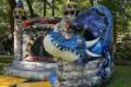Blue Dragon csúszdás légvár (PVC)